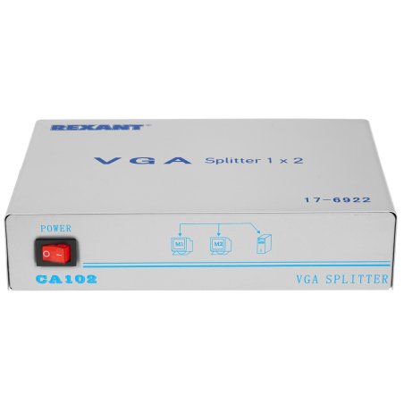 Делитель Rexant гнездо VGA на 2 гнезда VGA, 150 МГц, металл
