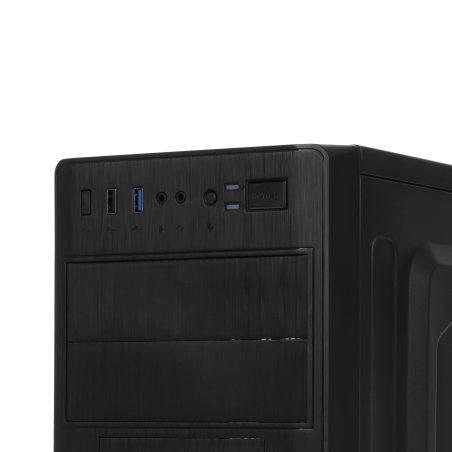 Компьютерный корпус Miditower ExeGate CP-606U-AB500 (ATX, AB500 с вент. 8см, 1*USB/1*USB 3.0, аудио)