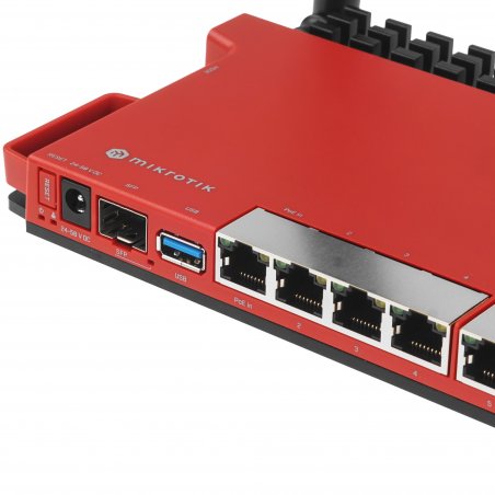 Роутер беспроводной MikroTik L009UiGS-2HaxD-IN AX600 10/100/1000BASE-TX, 2.4Ггц, 8*1Gbit, 1*SFP 2.5Gbit