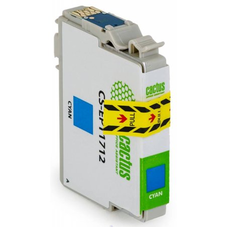 Картридж струйный Cactus CS-EPT1712 17XL голубой (10 мл) для Epson Expression Home XP-33/103/203/207/303/306/403/406