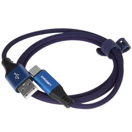 Кабель Crown USB - USB Type-C CMCU-3103C blue