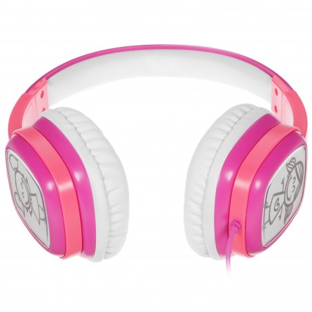 Проводные наушники Harper KIDS HN-302 оранжевый/синий, накладные, проводной