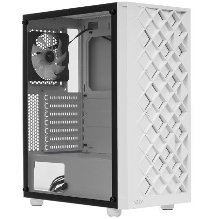 Компьютерный корпус Azza Spectra белый без БП ATX 7x120мм 2x140мм 2xUSB 2.0 1xUSB 3.0 audio bott PSU