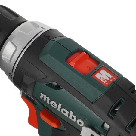 Дрель-шуруповерт аккумуляторная Metabo PowerMaxx BS 600080500, Аккумуляторный, 12В, 2 АКБ