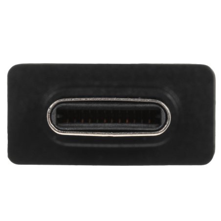 Переходник GoPower Type-C (m)-USB (f) 2.0 черный Premium Zip-Lock c подвесом (1/500)