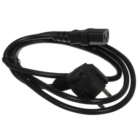 Кабель питания Cablexpert аудио/видео 0,5м, CEE 7/16 - C7, VDE, 2-pin, 2х0,75, черный, пакет (PC-184-VDE-0.5M)