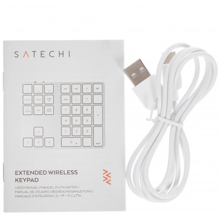 Цифровой блок Satechi ST-XLABKS беспроводной, Bluetooth, серебристый