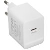 Сетевое зарядное устройство 1 Type-C Borofone BAS13A Erudite, пластик, PD20Вт, QC3.0, белый (1/70/280
