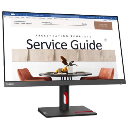 Монитор 23.8" Lenovo ThinkVision S24i-30 IPS 1920x1080, 100 Гц, 4 мс, 16:9, 250 кд/м², HDMI 1.4, VGA, 3.5 мм, черный