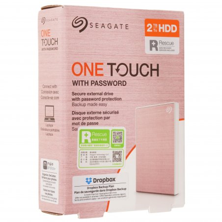 Внешний HDD 3.5" Seagate One Touch STLC12000402, 12TB, USB 3.2 Gen 1 Type-A, 5400 rpm, черный