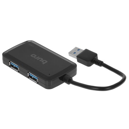 Разветвитель USB 3.0 Buro BU-HUB4-U3.0-S 4порт. черный