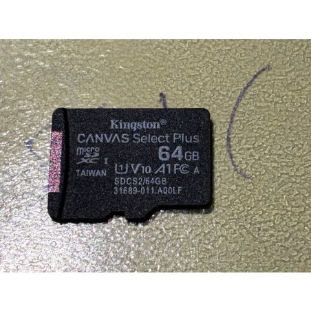 Флеш карта microSDHC 128Gb microSDXC Kingston <SDCS2/128Gb> Class10 UHS-I Canvas Select up to 100Mb/s с адапт.