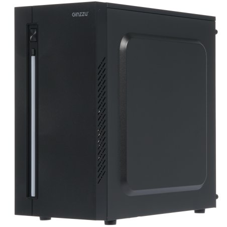 Компьютерный корпус Ginzzu D350 2*USB 2.0,AU RGb w/o PSU
