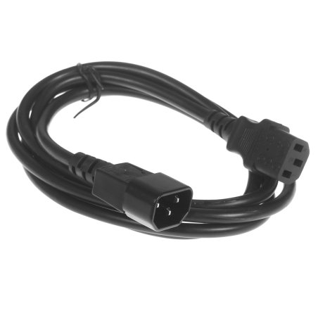 Кабель питания сист.блок-монитор Cablexpert PC-189-1-1.8M, 1.8м, C13-C14, 3x1кв.мм., черный, с заземлением