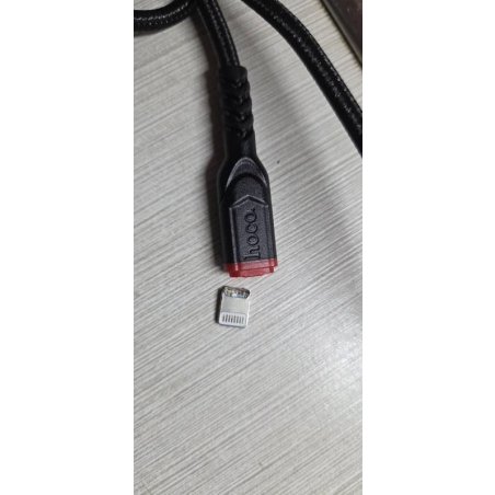 Кабель Hoco U110, USB Type-C (m) - USB (m), 1.2м, MFI, 3A, синий