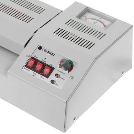 Ламинатор ГЕЛЕОС ЛМ A4 Про, А4, 2х250 (пленка 60-250мкм), 620 мм/мин, 4 вала, реверс, металл. корпус, мах толщина 2мм