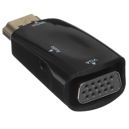 Переходник HDMI-VGA Cablexpert A-HDMI-VGA-02, 19M/15F, Jack3.5 аудиовыход