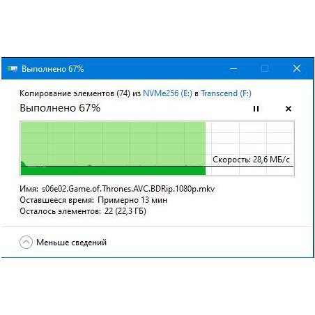 Флешка USB Transcend JetFlash 700 (TS64GJF700), 64Gb, USB 3.0, R/W 70/20, черный