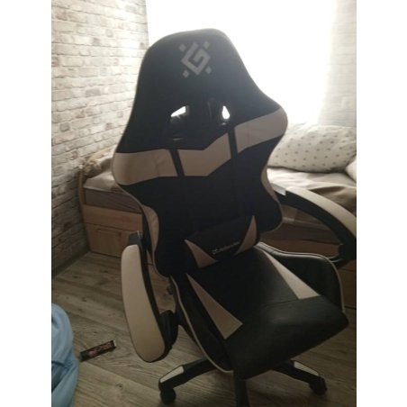 Кресло игровое Defender URANA черный/белый 64058