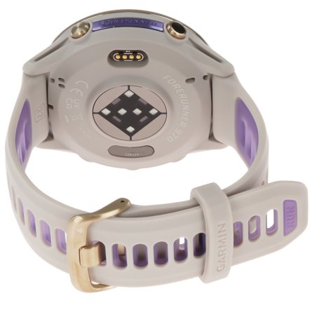 Смарт-часы Garmin Forerunner 970 золотистый титановый безель, серо-фиолетовый ремешок 47мм