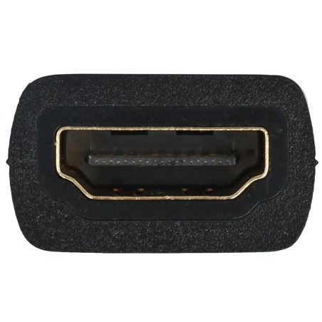 Переходник GoPower HDMI (f)-miniHDMI (m) ver.1.4 черный Premium Zip-Lock c подвесом (1/500)