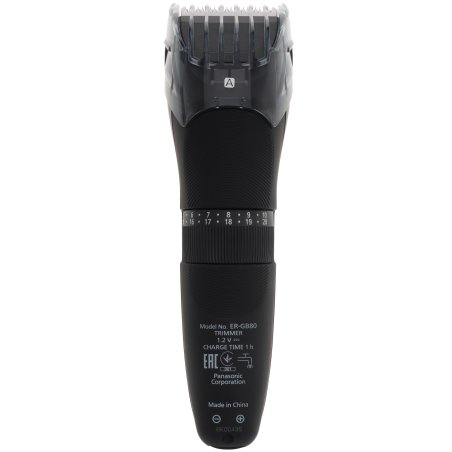 Машинка для стрижки Panasonic ER-GB80-S520 серебристый (насадок в компл:3шт)