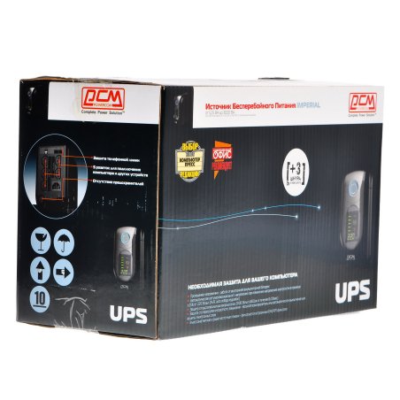 Источник бесперебойного питания Powercom Imperial IMD-625AP 375Вт 625ВА черный