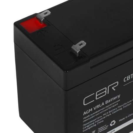 Аккумуляторная VRLA батарея CBR CBT-GP1290-F1 (12В 9А·ч), клеммы F1