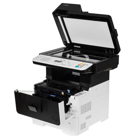 МФУ лазерное Kyocera Ecosys MA4500x (110C133NL0/110C133DZ0), A4, ч/б, печ. до 45 стр/мин., скан. до 60 стр/мин. (ч/б) 40 стр/мин (цвет.), 1200 x 1200 dpi (печать) 600 x 600 DPI (скан.), USB, RJ-45