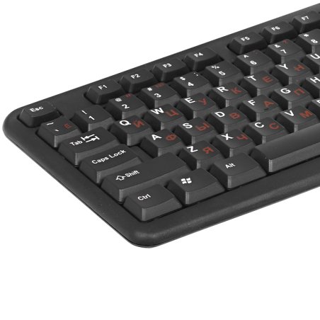 Клавиатура проводная Oklick 90M, USB, черный