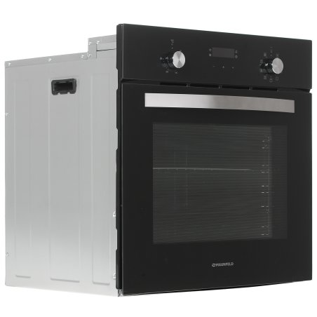 Духовой шкаф электрический Maunfeld EOEM.589B черный/серебристый, встраиваемый