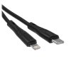 Сетевое зарядное устройство Cablexpert MP3A-PC-36 USB 2 порта, 2.4A, черный + кабель 1м lightning