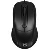 Мышь проводная Defender Standard MB-580 черный, 1000 dpi, USB, кнопки - 3