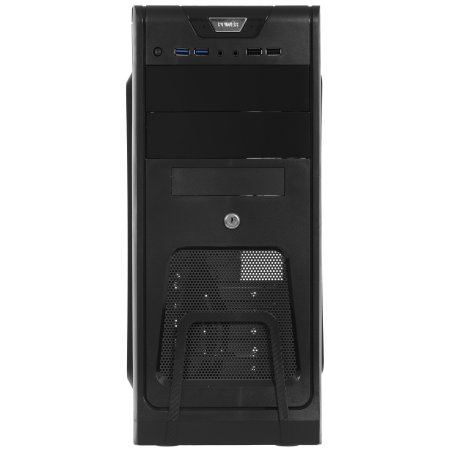 Компьютерный корпус Miditower ExeGate EX283216RUS CP-603UB-CP400 (ATX, БП CP400 с вент. 8см, 2*USB+2*USB 3.0, аудио, блокировка, черный)