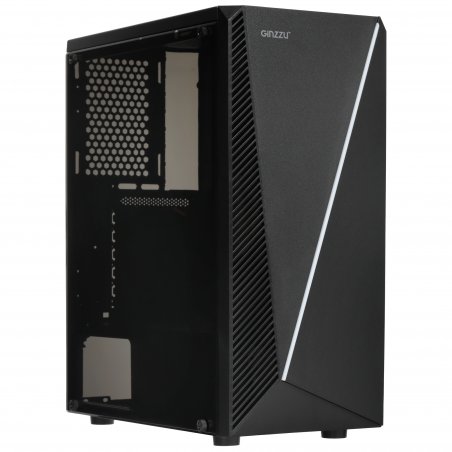 Компьютерный корпус Ginzzu SL150 панель с RGb подсветкой