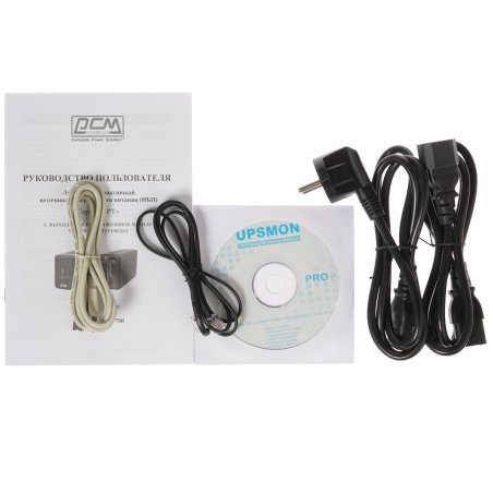 Источник бесперебойного питания Powercom Smart King Pro SPT-700-II 560Вт 700ВА черный