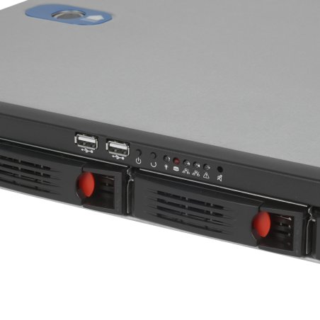 Серверный корпус ExeGate Pro 1U660-HS04 (RM 19", высота 1U, глубина 660, БП 600ADS, 4xHotSwap, USB)