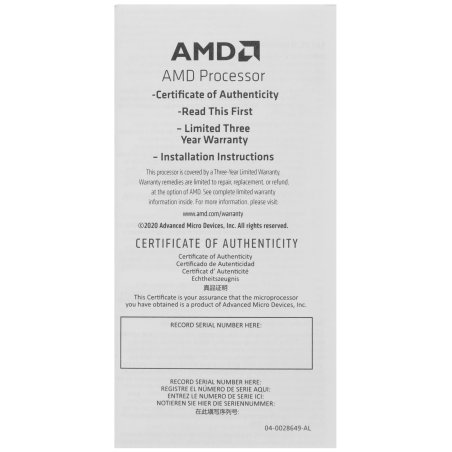 Процессор AMD Ryzen 7 5700X Soc-AM4 3.4GHz OEM