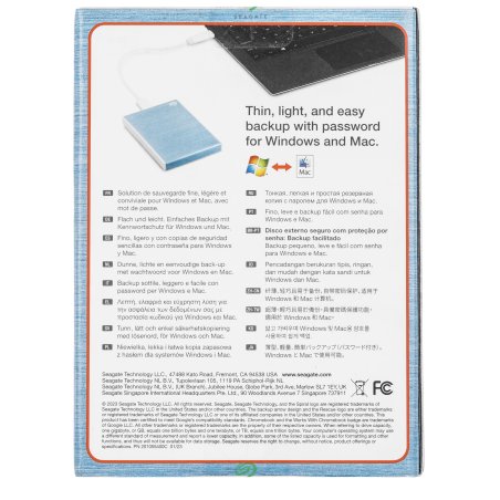 Жесткий диск Seagate One Touch STKY1000402 USB 3.0 1Tb 2.5" голубой