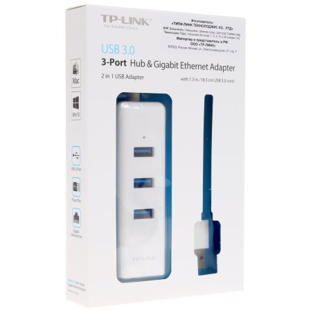 Сетевой адаптер Gigabit Ethernet TP-Link UE330 USB 3.0
