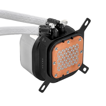 Система жидкостного охлаждения Corsair iCUE LINK H150i RGb (360мм, белый, RGb/ Fans: 3x120мм, 63.1CFM, 37dBA, 2400RPM/Rad thickness 27мм/ S: 1851, 1700, 1200, 115X, AM5, AM4)