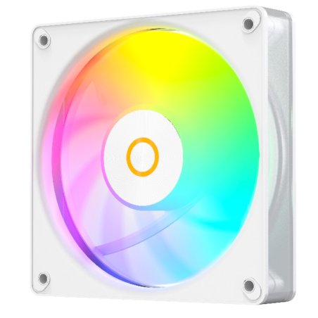 Вентилятор для корпуса Ocypus Gaммa F12 Elite WH ARGb 3 IN 1, 120x120x25мм, 4-PIN PWM, 600-1800 RPM, 26 DBA MAX, HYDRO BEARING