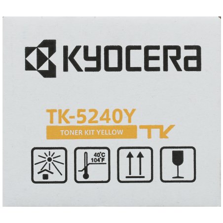 Картридж лазерный Kyocera TK-5240Y (1T02R7ANL0) желтый для P5026cdn/cdw, M5526cdn/cdw 3000 стр.