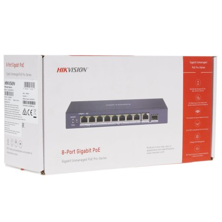 Коммутатор Hikvision DS-3E0510HP-E неуправляемый
