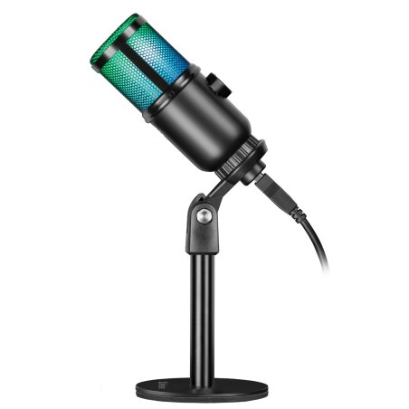 Игровой стрим микрофон Defender Glow GMC 400 USB, провод 1.3 м
