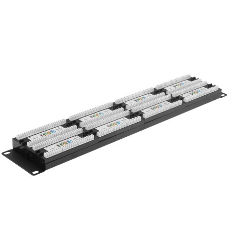 Патч-панель Hyperline WRLine WR-PL-48-C5E-D 19" 2U 48xRJ45 кат.5e