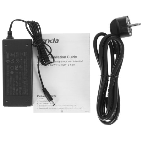 Коммутатор 9PORT 10/100M POE TEF1109P-8-63W Tenda