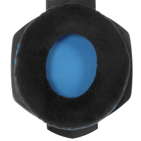 Игровая гарнитура RUSH TAIPAN, динамики 50мм, велюровые амбушюры, вирт.звук 7.1, чер/син (SBHG-3000)