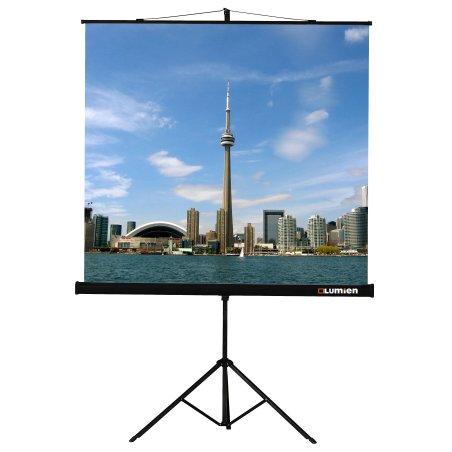 Экраны LUMIEN Lumien Экран на треноге 180x180 см Eco View LEV-100102 1:1 с возможностью настенного крепления