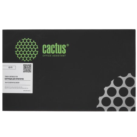 Картридж лазерный Cactus CS-T1 (T1) черный (3500 стр.) для Deli P2500DW/M2500DW